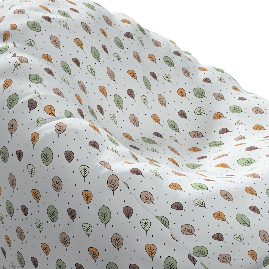 Worek do siedzenia Bowli, ecru-brązowy, Ø60 x 105 cm, Magic Collection