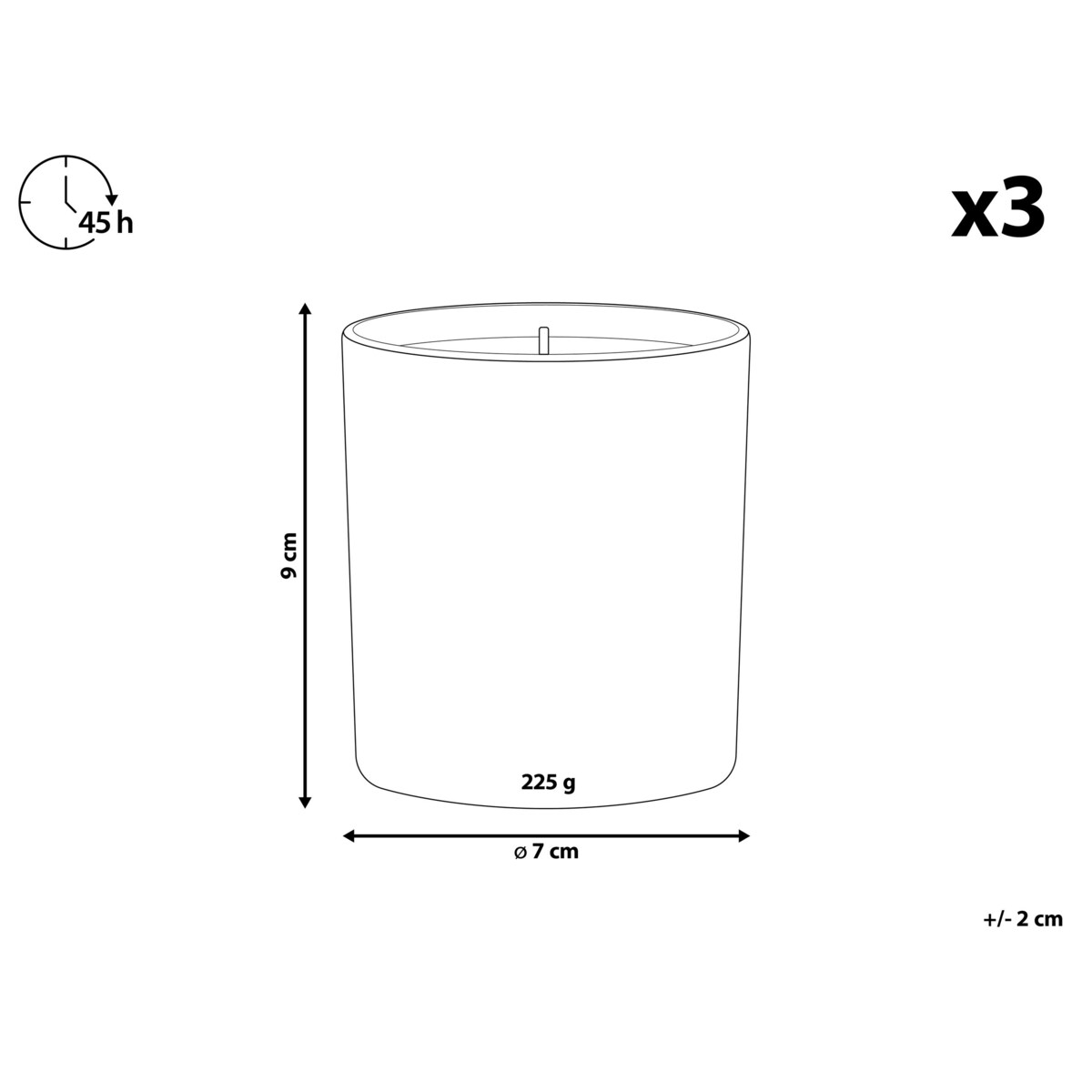 3 świece zapachowe sojowe szarlotka/ jaśmin/ zimowe słońce METALLIC GLAMOUR