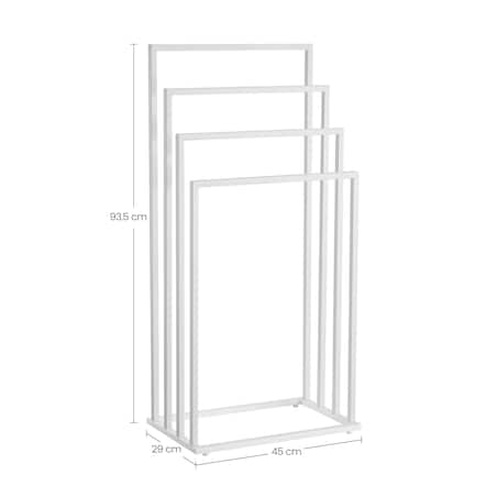 Stojak Na Ręczniki 4 Szczeble 45X29X93,5 Cm