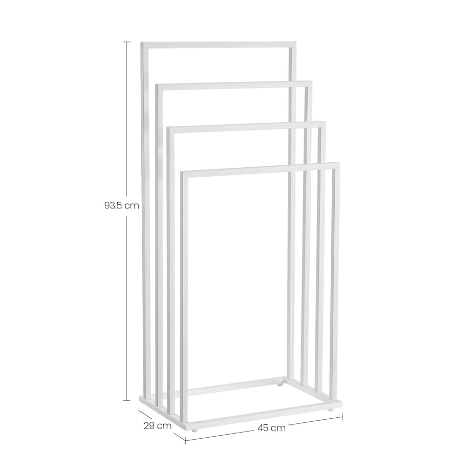 Stojak Na Ręczniki 4 Szczeble 45X29X93,5 Cm