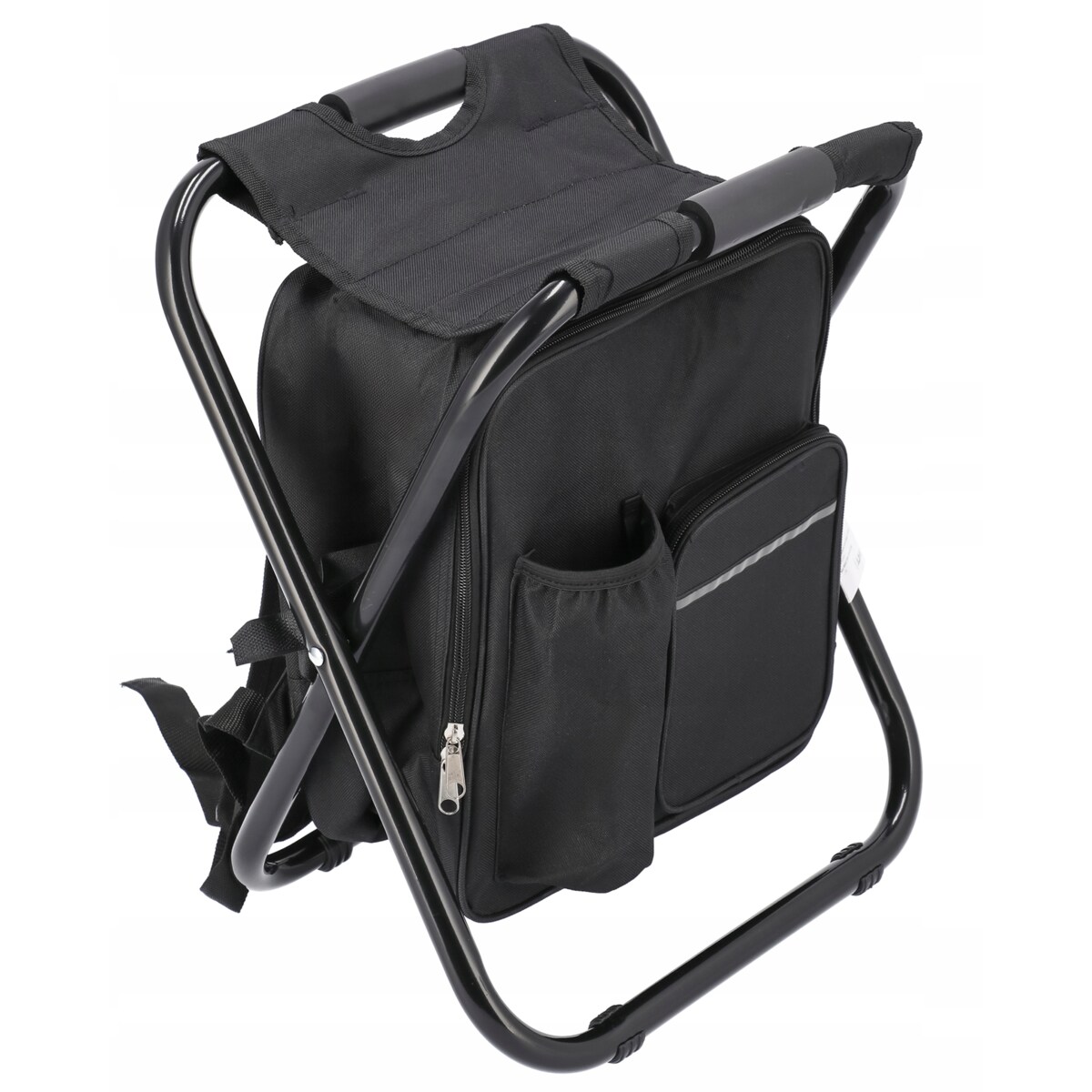 KRZESEŁKO WĘDKARSKIE TURYSTYCZNE Z PLECAKIEM SKŁADANE 2 w 1