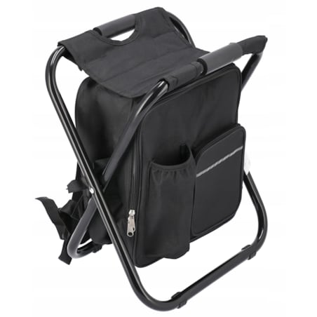 KRZESEŁKO WĘDKARSKIE TURYSTYCZNE Z PLECAKIEM SKŁADANE 2 w 1