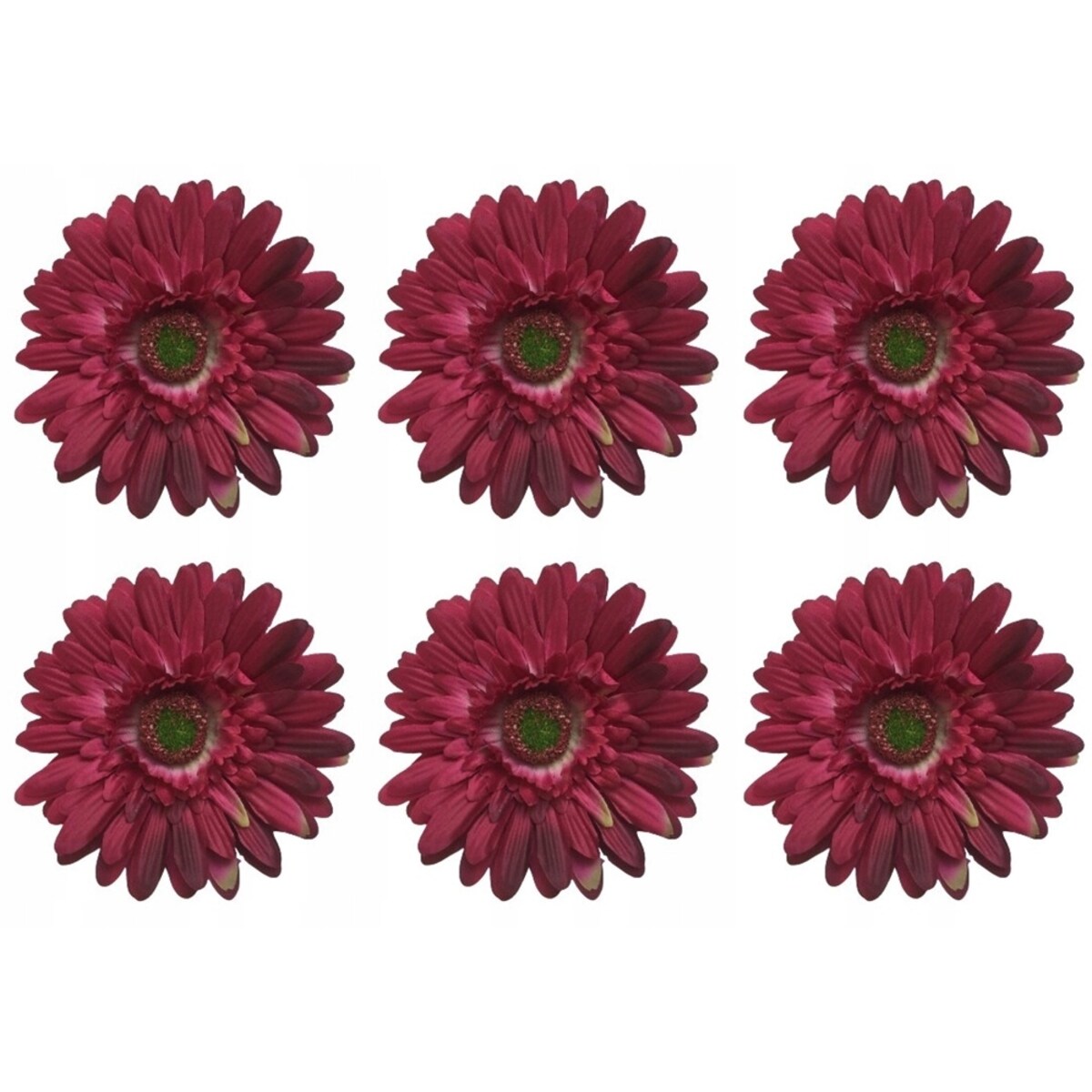 KWIAT SZTUCZNY 6 szt główka wyrobowa do stroika wiązanki kompozycji GERBERA