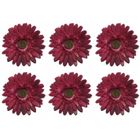 KWIAT SZTUCZNY 6 szt główka wyrobowa do stroika wiązanki kompozycji GERBERA