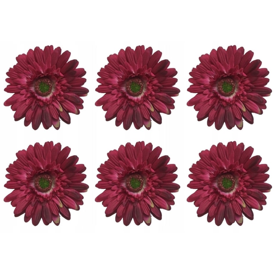 KWIAT SZTUCZNY 6 szt główka wyrobowa do stroika wiązanki kompozycji GERBERA