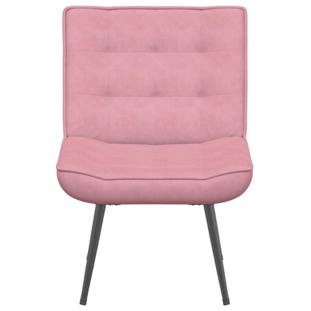 vidaXL Fotel relaksacyjny różowy 64x74x84 cm aksamitny