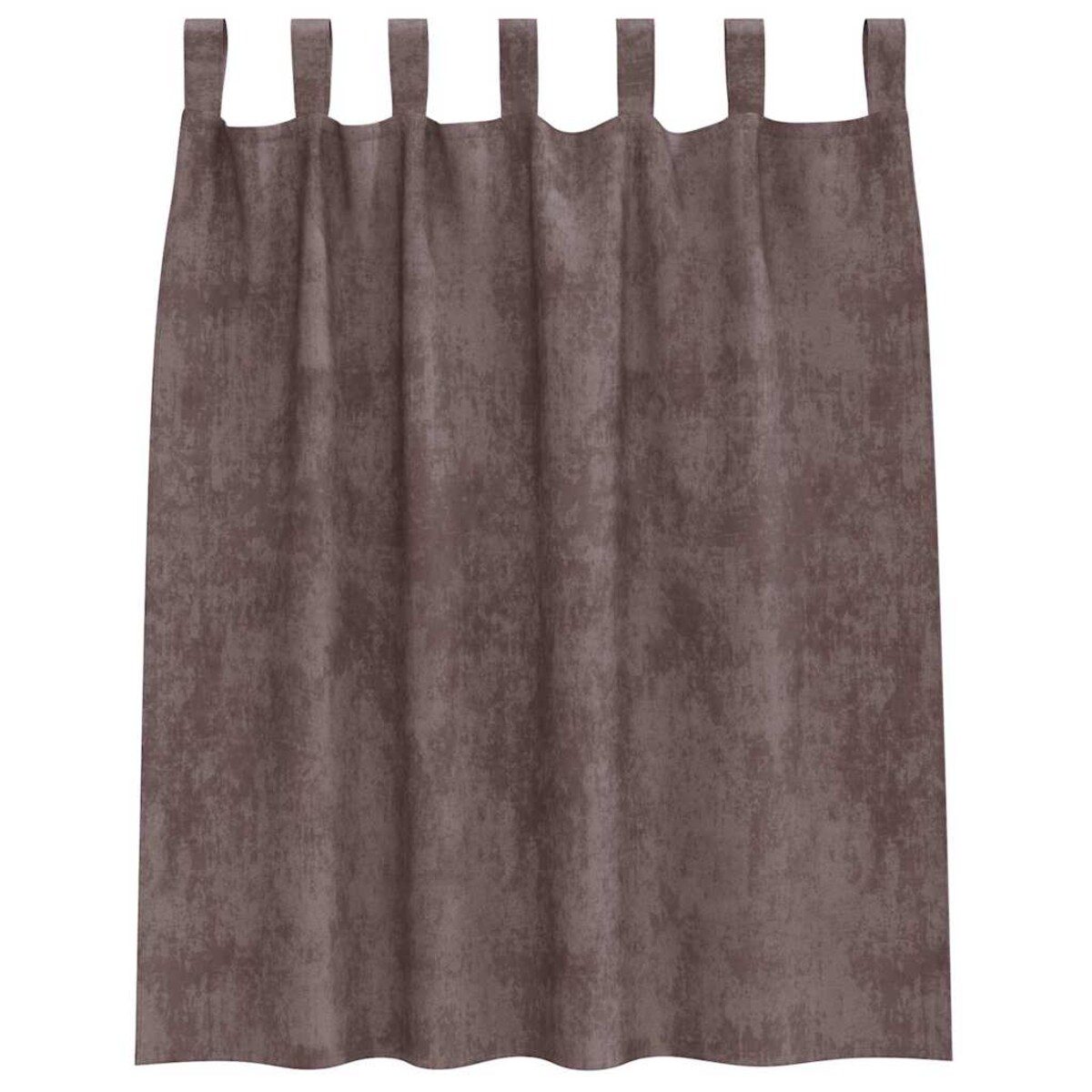 vidaXL Zasłona z zasłonami 2 pcs Brązowy 140 x 140 cm Aksamit