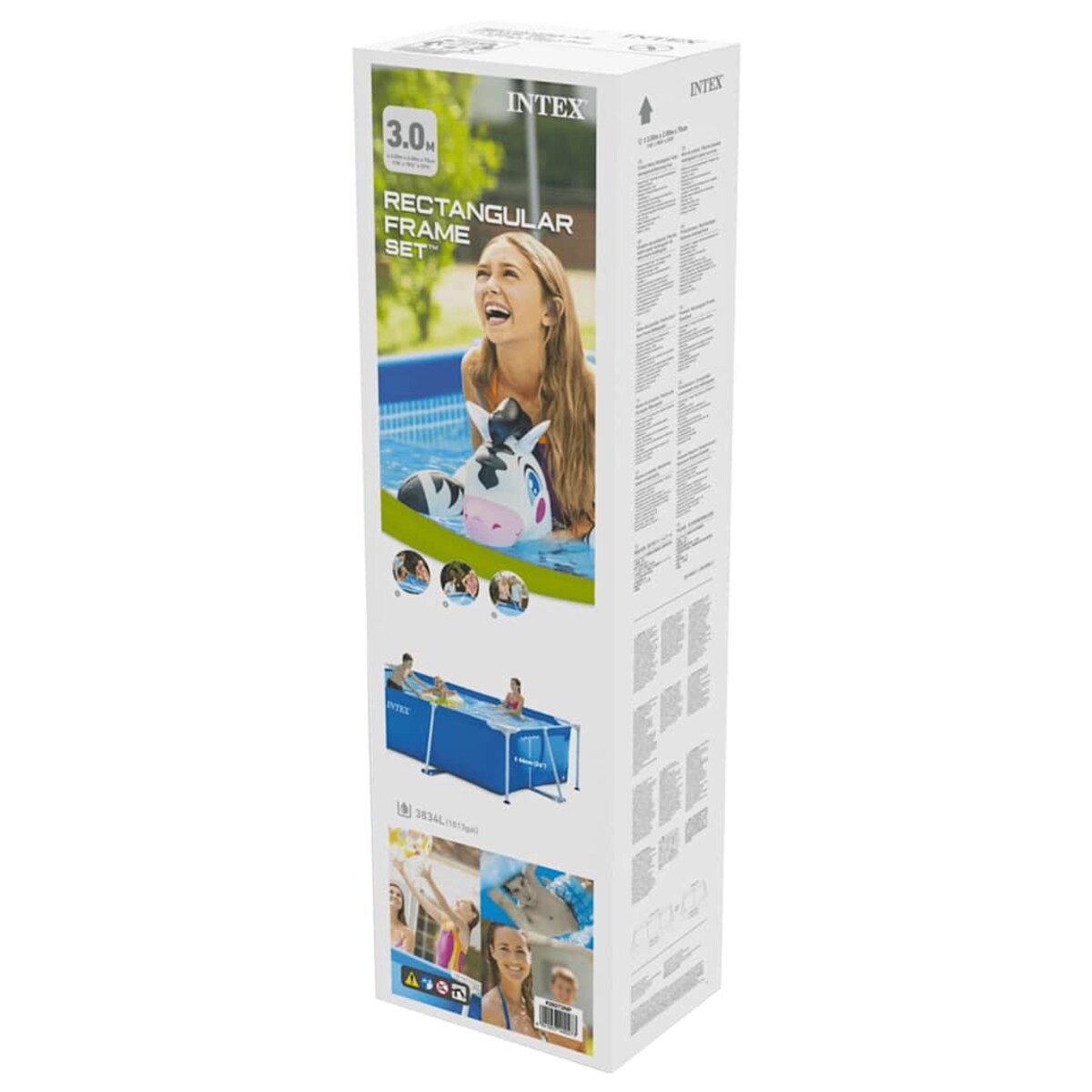 Intex Basen Rectangular Frame, 300 x 200 x 75 cm, 28272NP