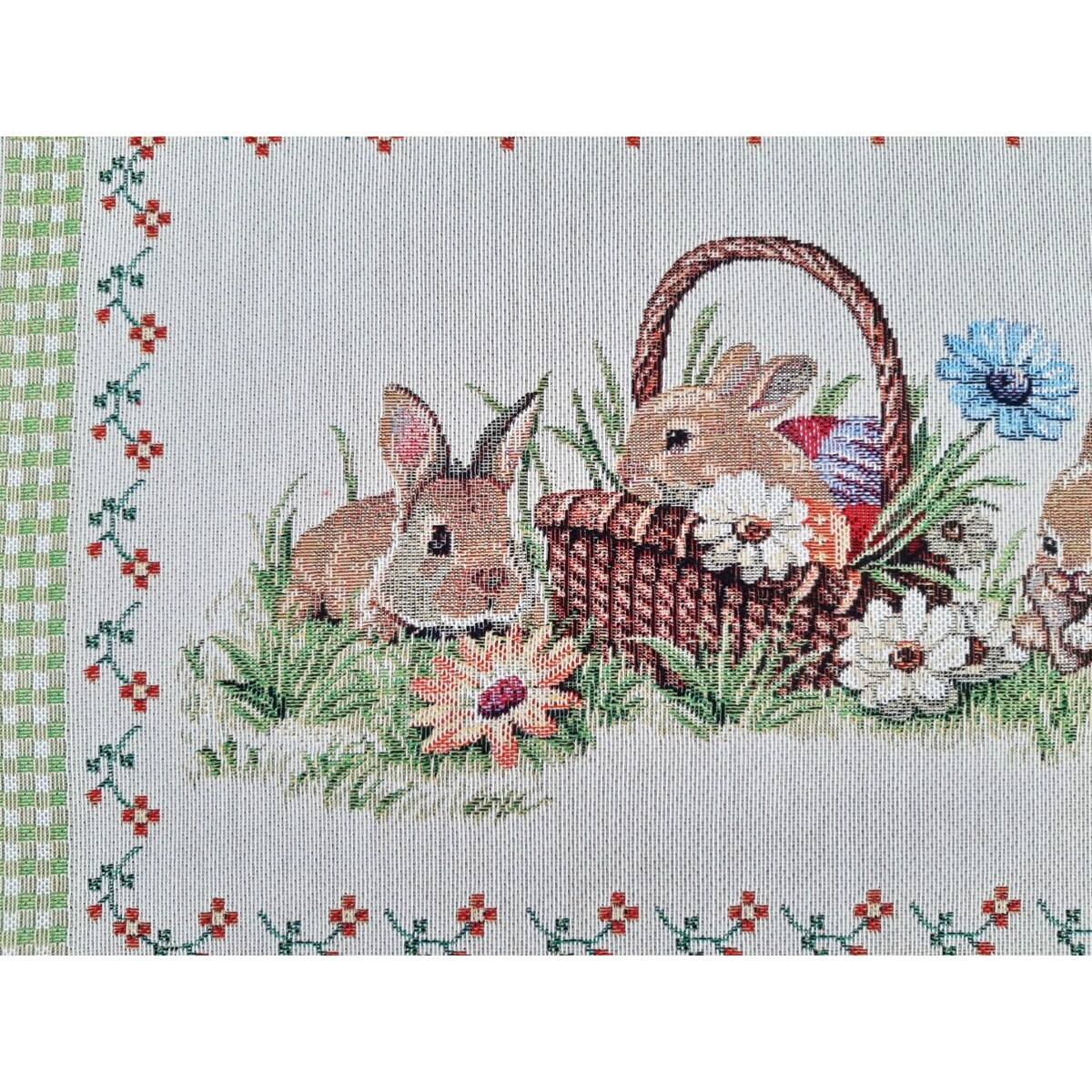 Serwetka Wielkanocna Na Stół Do Koszyczka Ozdobna Dekoracyjna 40X50 Cm