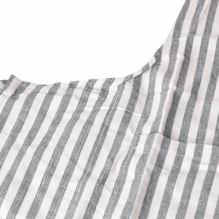 Fartuch kuchenny w paski, regulowany, męski lub damski