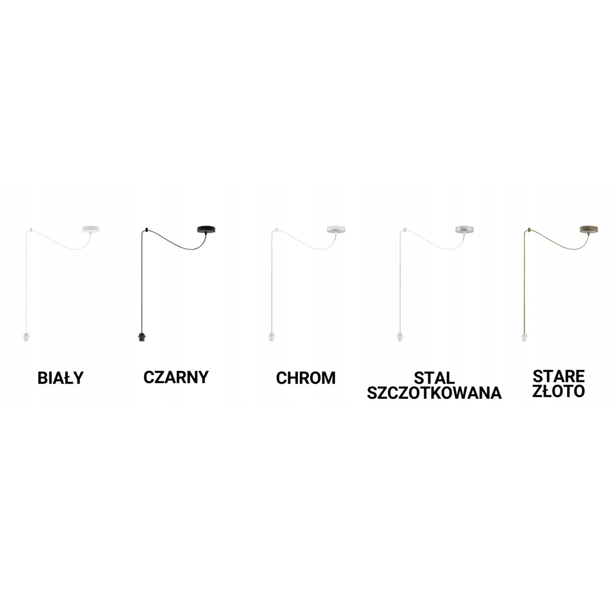 Lampa sufitowa żyrandol lampa wisząca z abażurem stożek SOUL