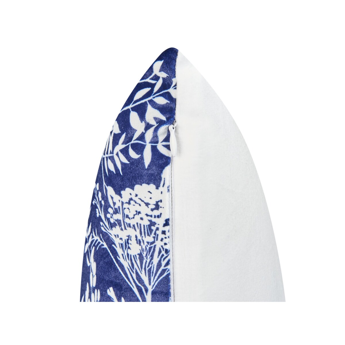 Zestaw 2 poduszek ogrodowych GLIMMER Wzór roślinny 45 x 45 cm Niebieski