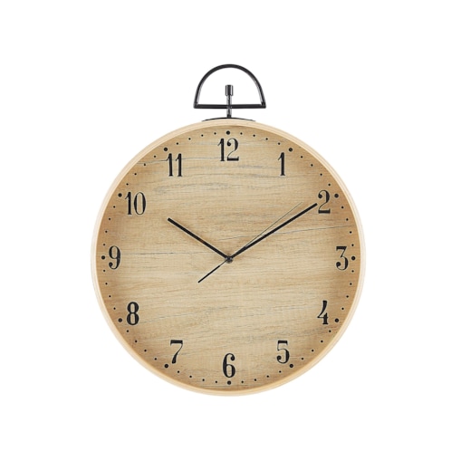 Zegar ścienny ø 40 cm jasne drewno OPFIKON