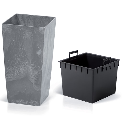 Doniczka Donica Ogrodowa Beton Efekt Duża Kwadrat 50 cm