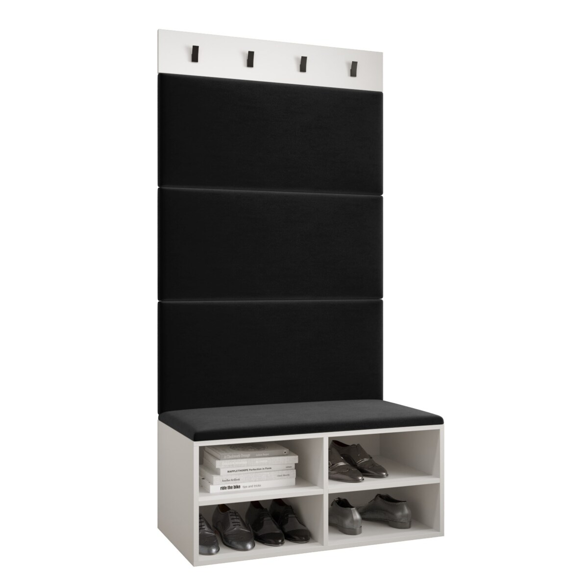 Garderoba do przedpokoju Abiks MIRO 2 biały+manila18