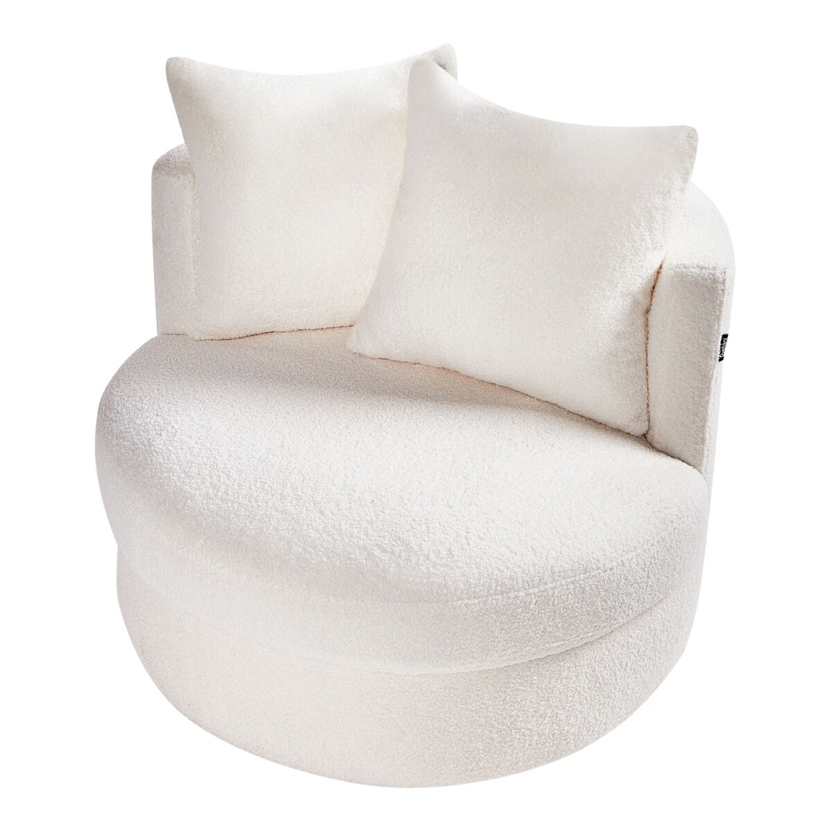 Fotel DALBY Boucle Biały