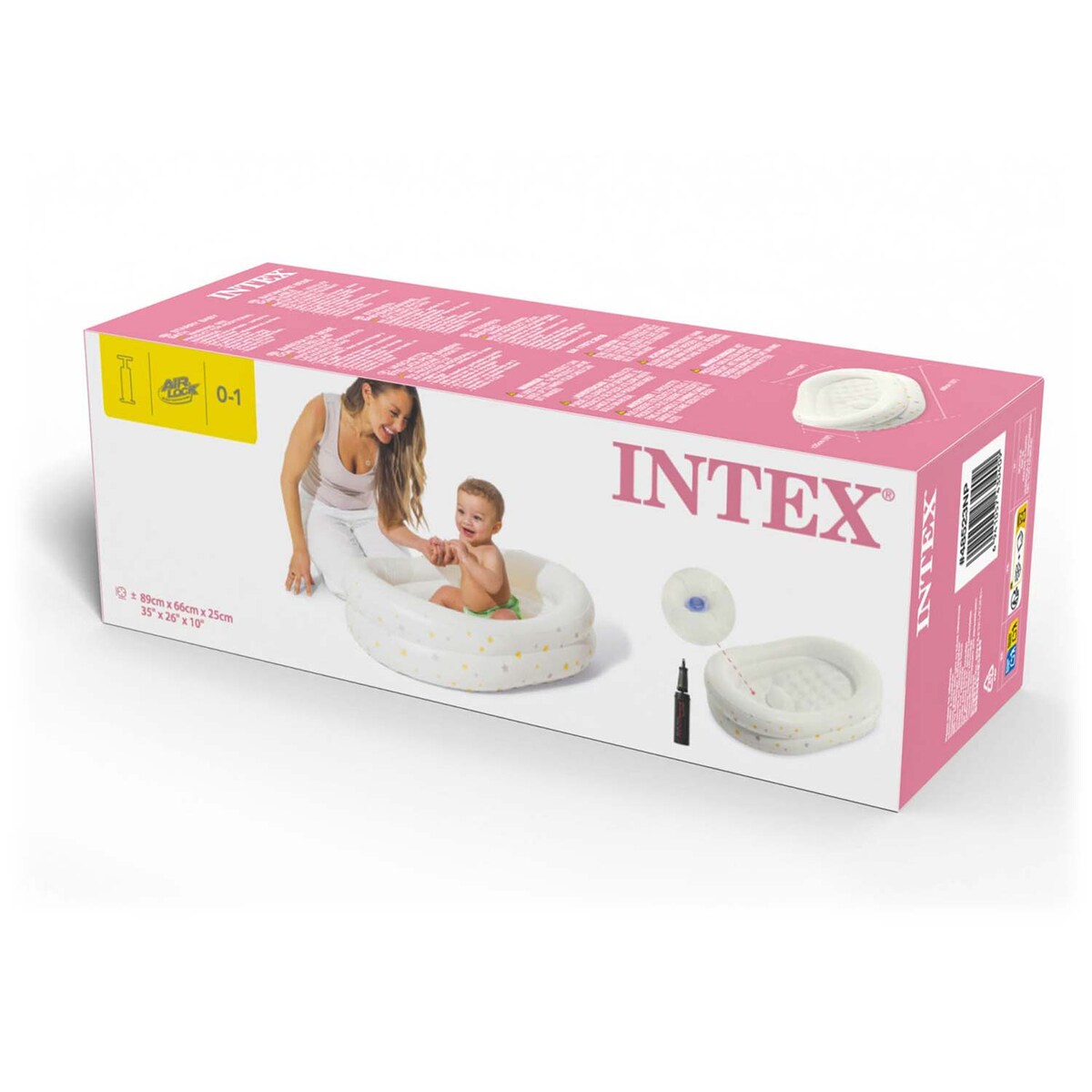 Dmuchana wanienka dla dziecka Intex 48523 podróżna 86x66 cm model 2026
