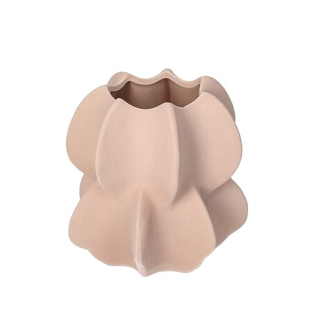 Wazon kamionkowy Petal Pink II 15x17 cm, 15x15x17 cm