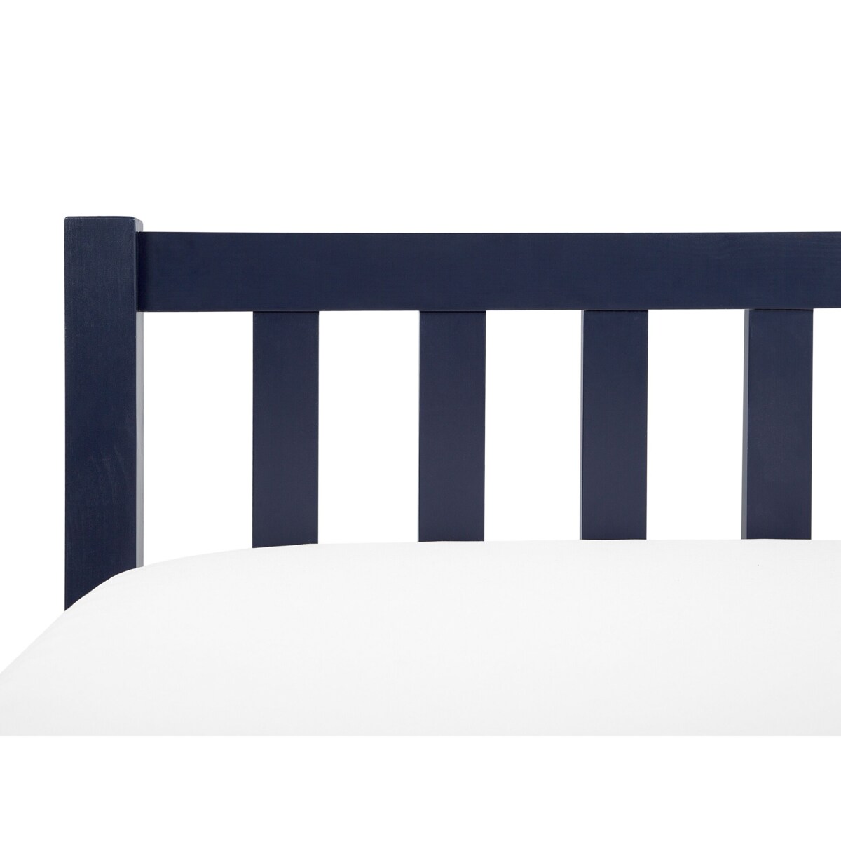 Łóżko drewniane 140 x 200 niebieskie FLORAC