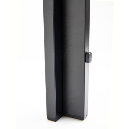 Stół ogrodowy z aluminium czarny