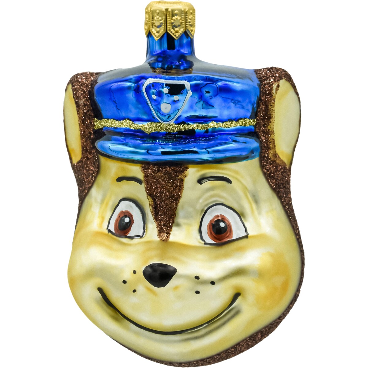 Bombka choinkowa: Pies policjant na patrolu