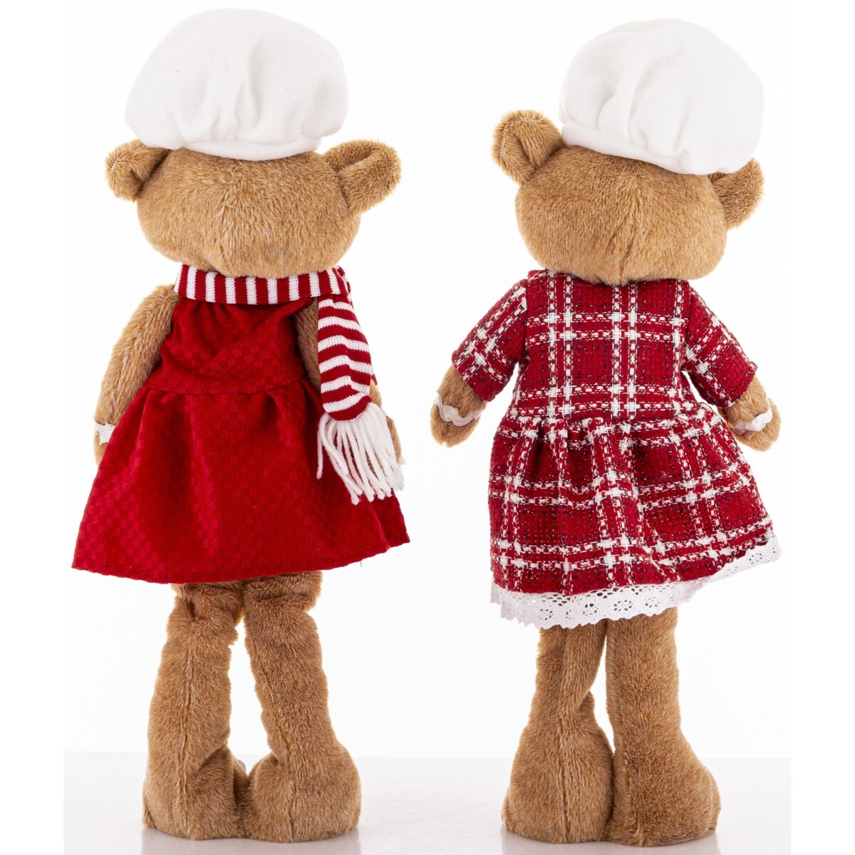 Figurki - 2 miśki w kucharskich ubrankach 49x20x17 cm