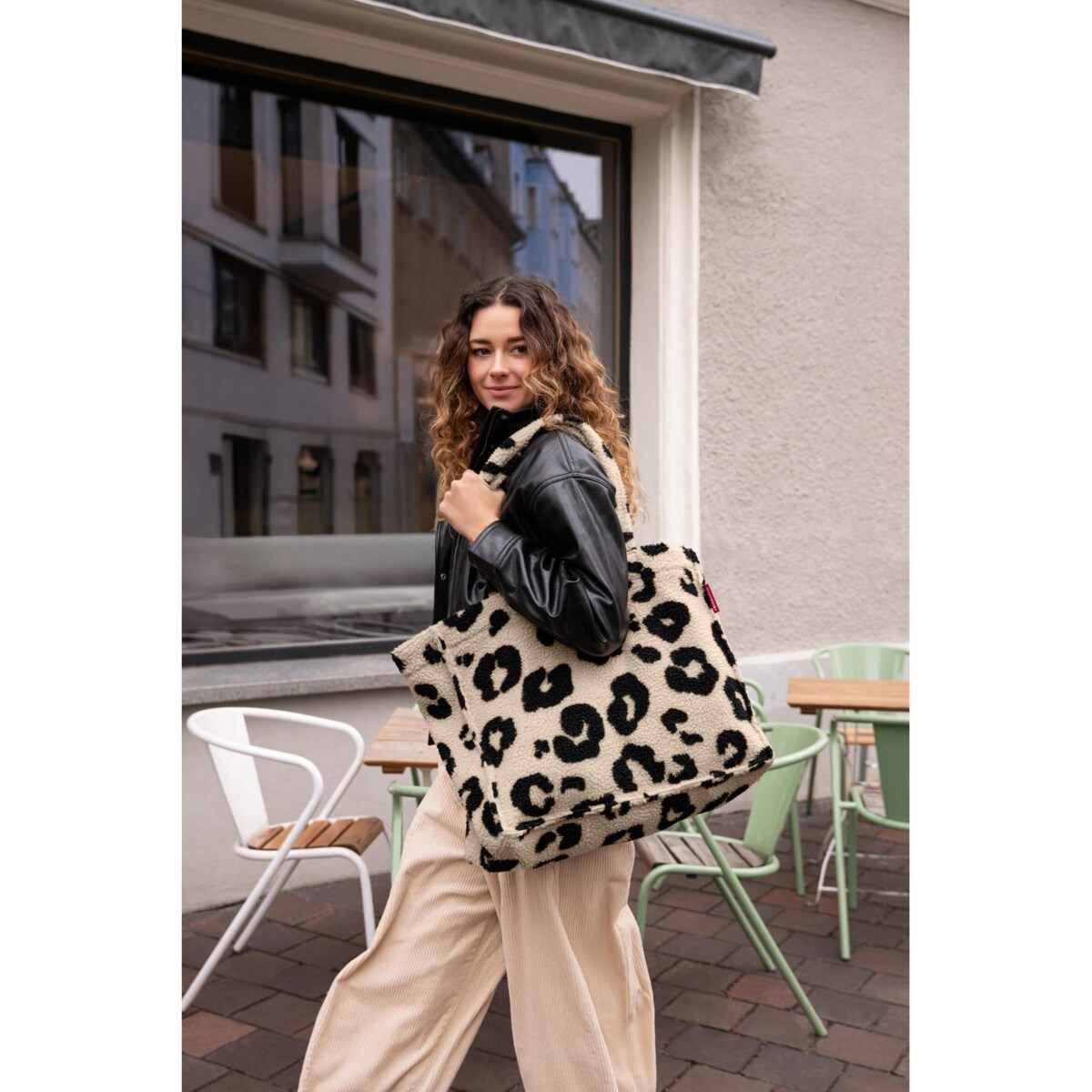 Torba SOFTSHOPPER, teddy leo cream