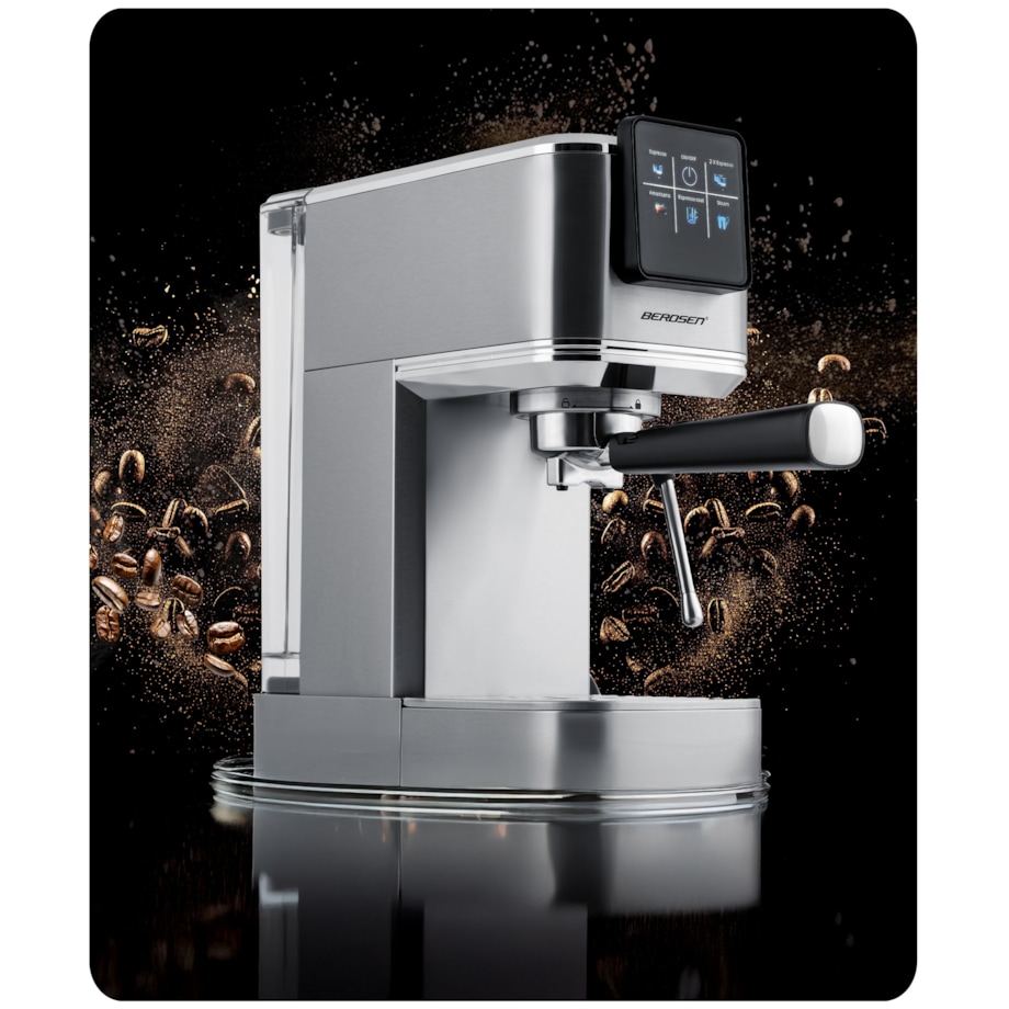 Ekspres do kawy ciśnieniowy kolbowy ze spieniaczem 377000 Berdsen