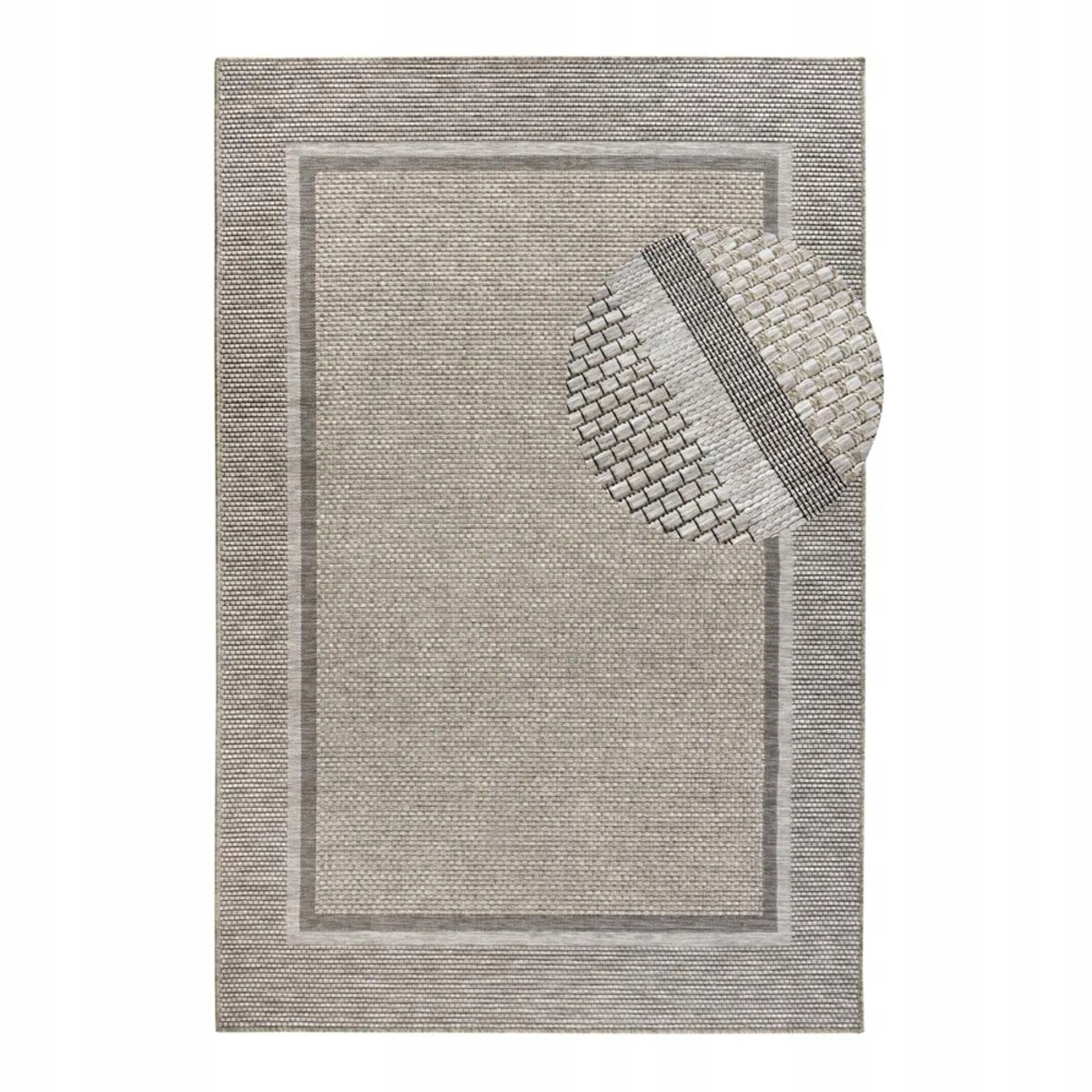 Dywan zewnętrzny na taras 155x230cm,sznurkowy płasko tkany typu sizal