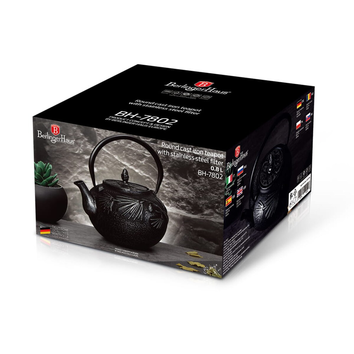 Zaparzacz żeliwny 800 ml BerlingerHaus BH-7802