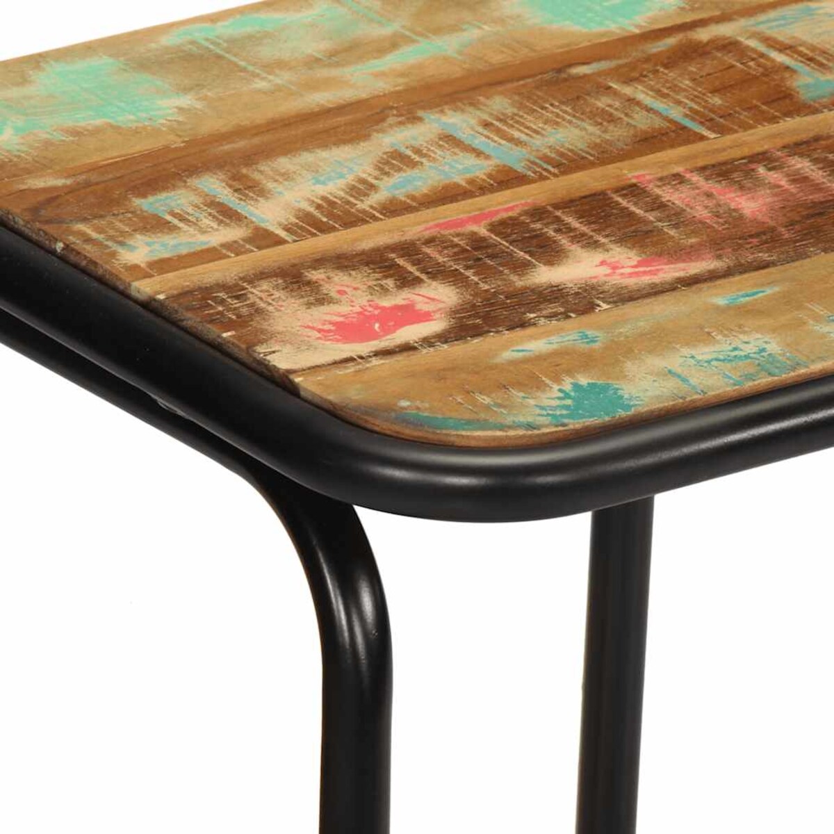 vidaXL Hokery barowe 2 szt. 46x35,5x80 cm Drewno lite odzyskane