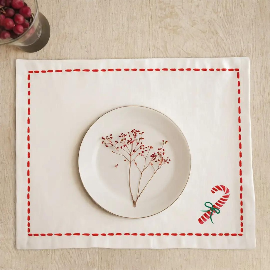 Podkładki świąteczne - Minimalistyczna laska