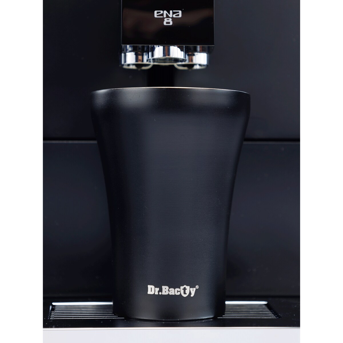 Kubek wielokrotnego użytku Dr.Bacty Apollo 227 ml - Later - czarny