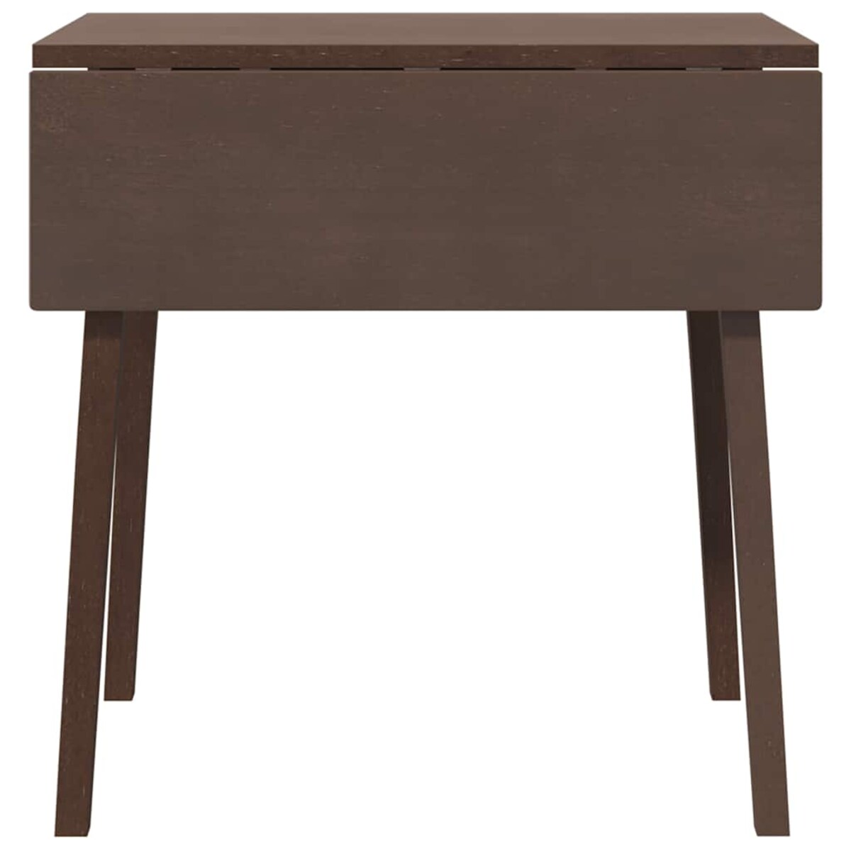 vidaXL Stół jadalny Brązowy lite drewno guma