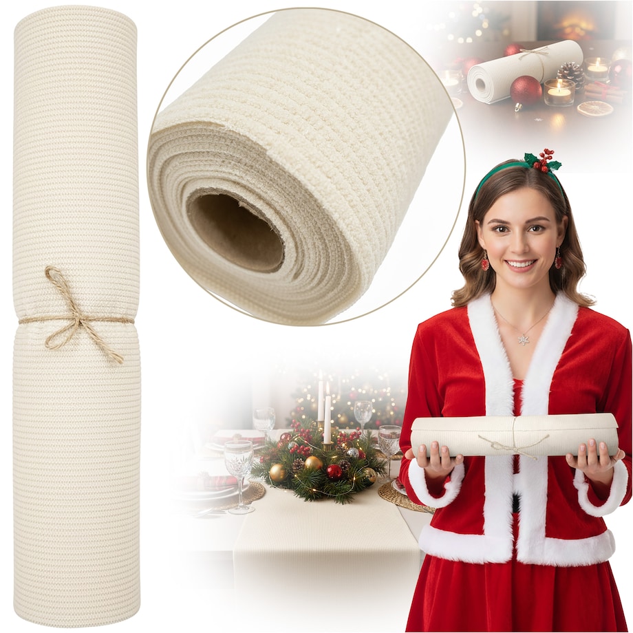 Bieżnik Świąteczny Na Stół Obrus 200X28 Dekoracyjny Ozdobny Na Święta