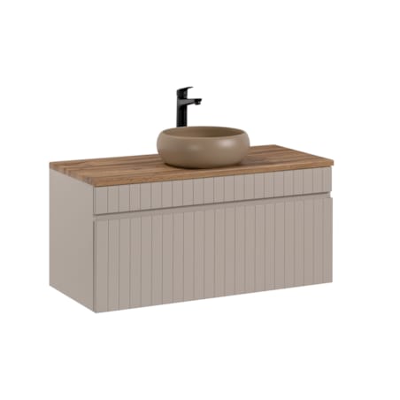 Zestaw meblowy 100cm z blatem i umywalką nablatową Wiki SET - ICC B 100 CM WIKI-MC