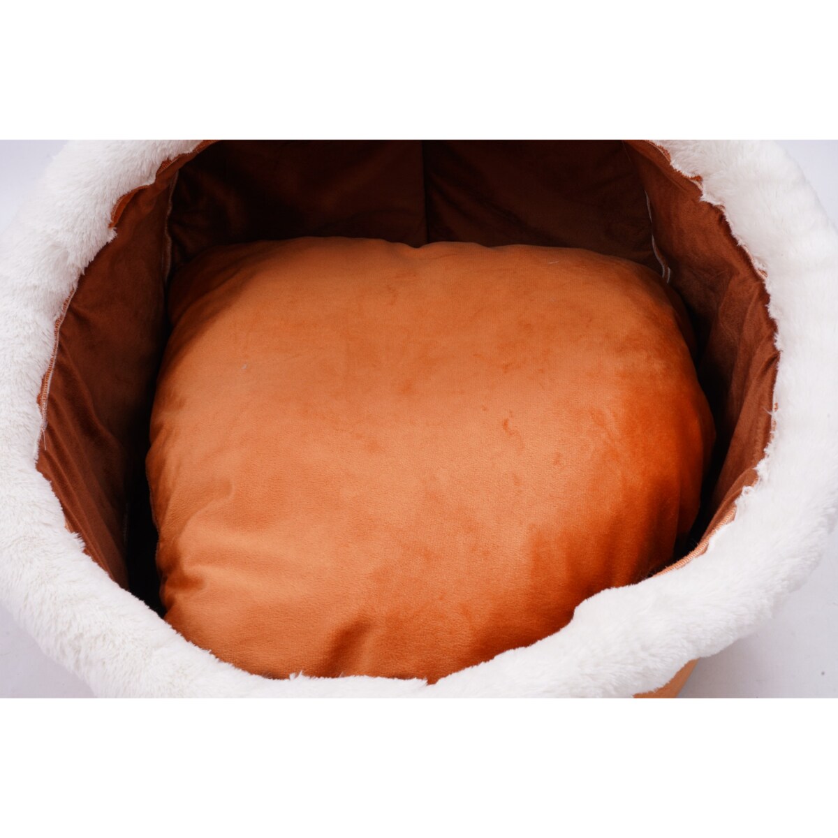 Budka dla kota psa legowisko brązowe