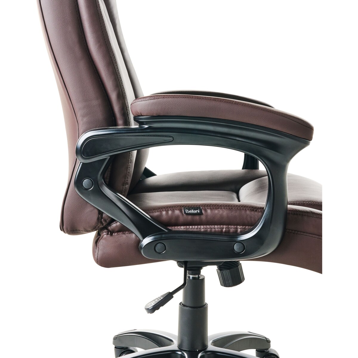 Krzesło dyrektorskie Obrotowy GRACEFUL Ekoskóra Ciemnobrązowy