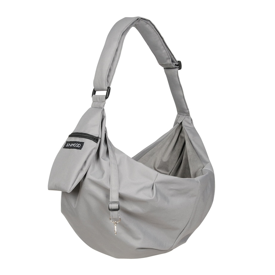 Animood Torba/transporter Daisy rozmiar: uniwersalny, kolor: szary , materiał:kodura/welur