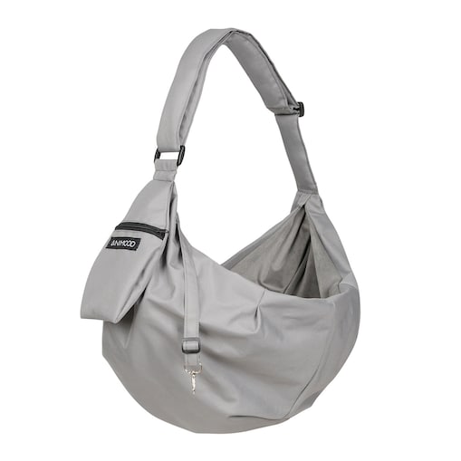 Animood Torba/transporter Daisy rozmiar: uniwersalny, kolor: szary , materiał:kodura/welur