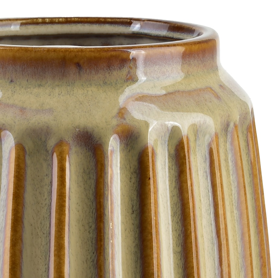 ARINA BEIGE Wazon Osłonka 11x15.5x18cm