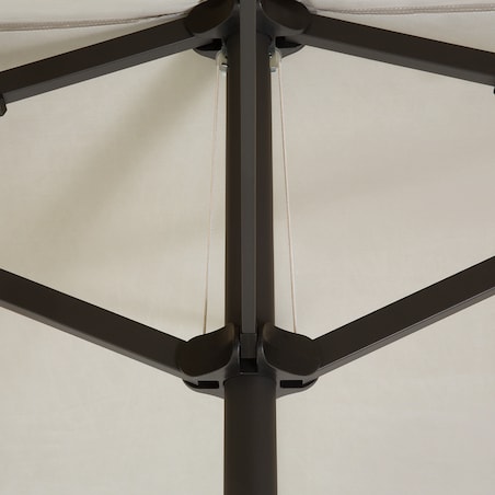 Parasol ogrodowy 460 cm SIBILLA Beżowy