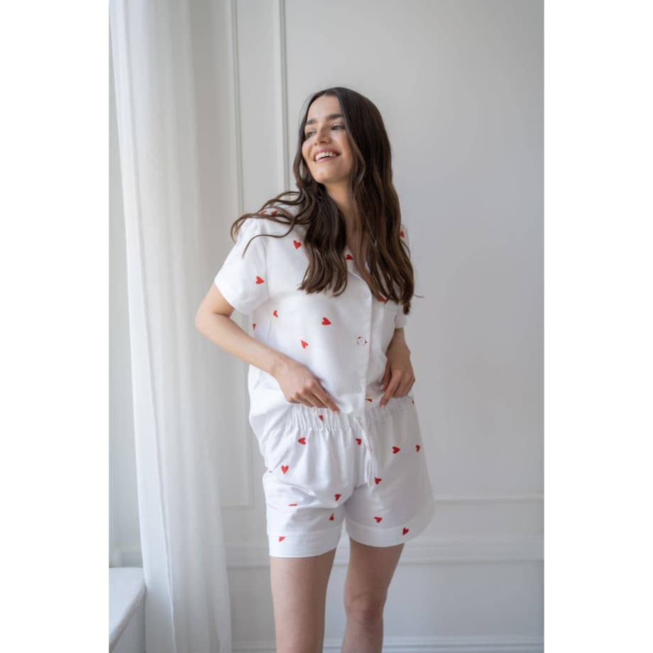 Piżama Serduszka krótka S