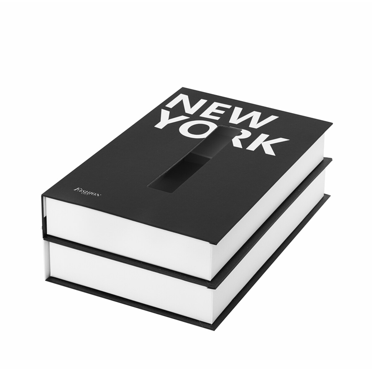 Pojemnik pudełko na chusteczki SHP BOOKER biały / czarny