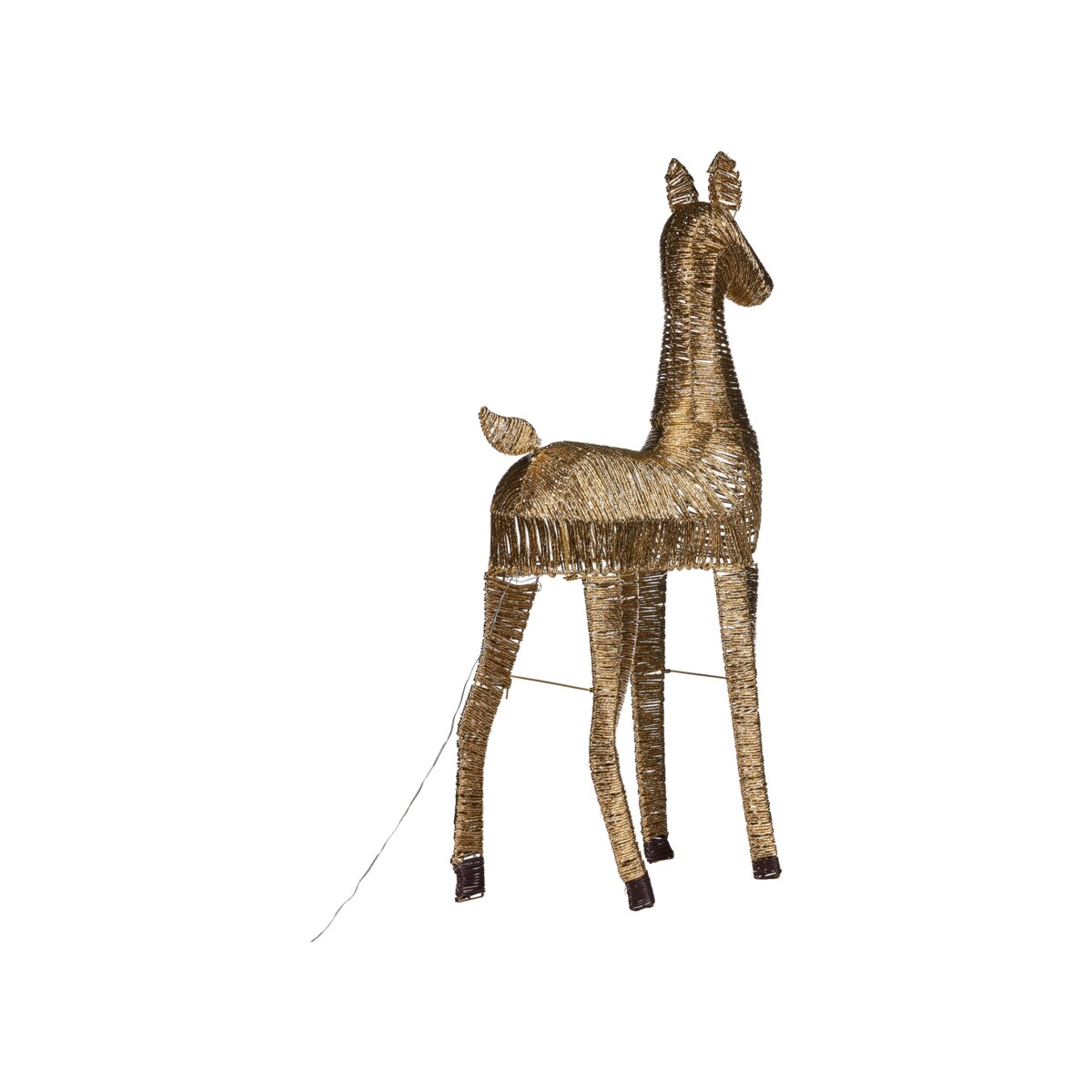 Dekoracja świąteczna LED AKUREYRI Renifer 110 cm Złoty