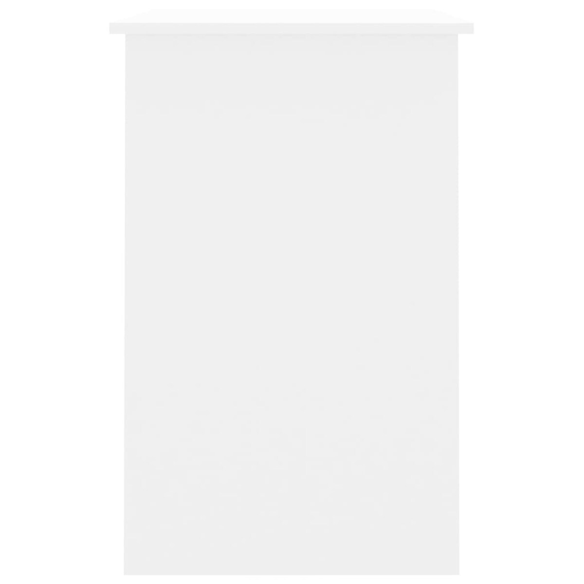 vidaXL Biurko, białe, 100x50x76 cm, materiał drewnopochodny