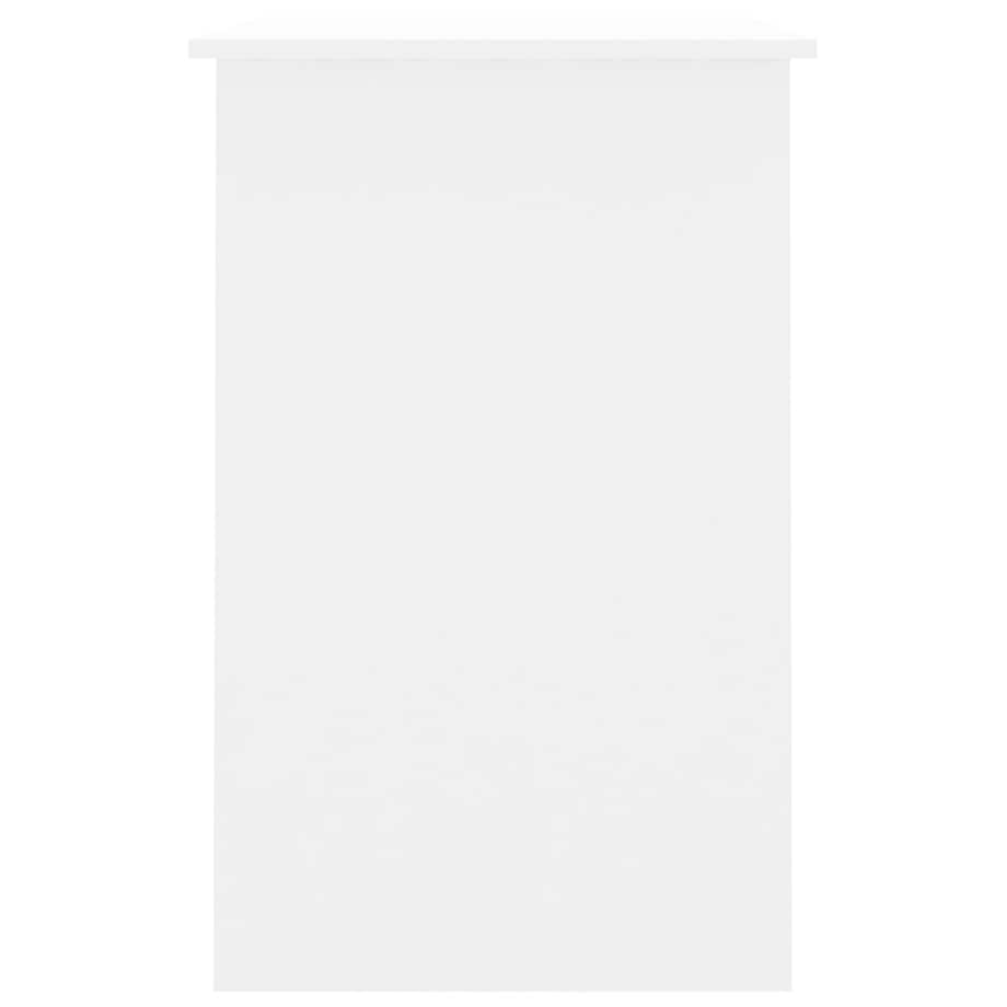 vidaXL Biurko, białe, 100x50x76 cm, materiał drewnopochodny