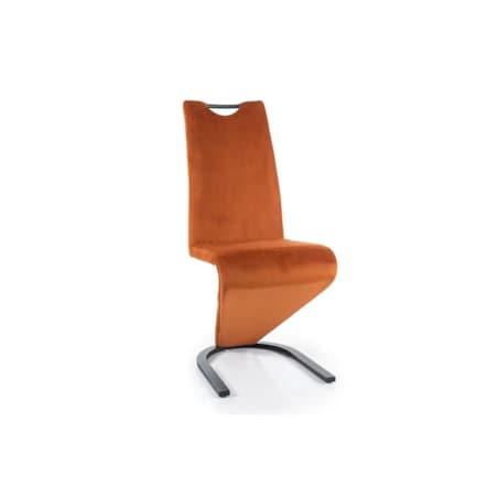 Krzesło tapicerowane H-090 VELVET cynamonowe
