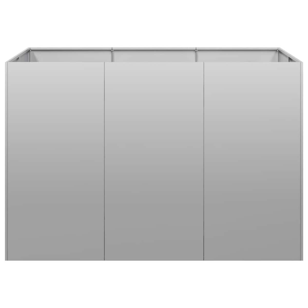vidaXL Doniczka 120x80x80 cm Stal ocynkowana