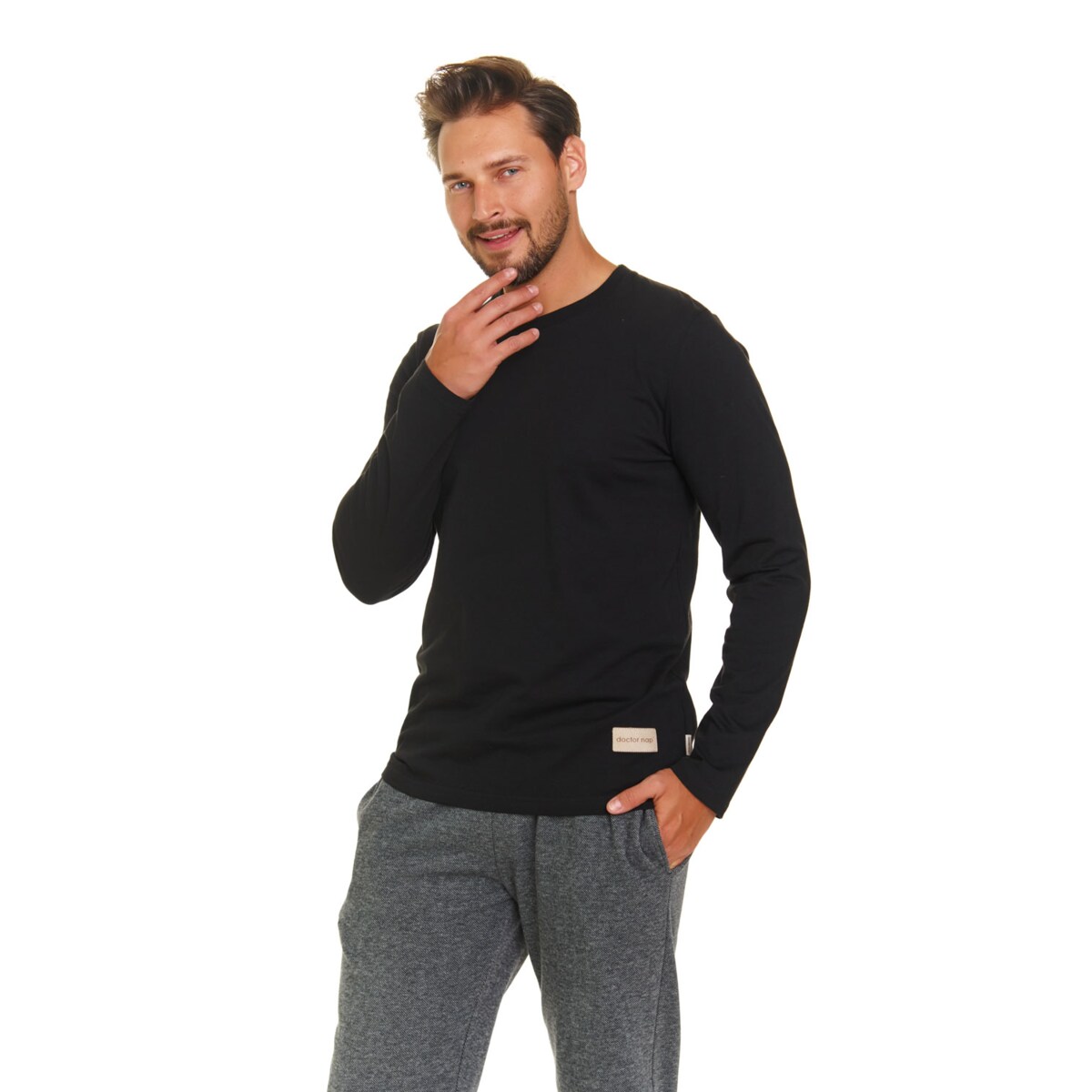 Piżama kolor szary PMB.7140.TWILL - M